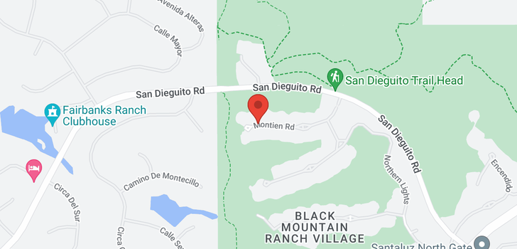 map of 7556 Montien San Diego, CA 92127